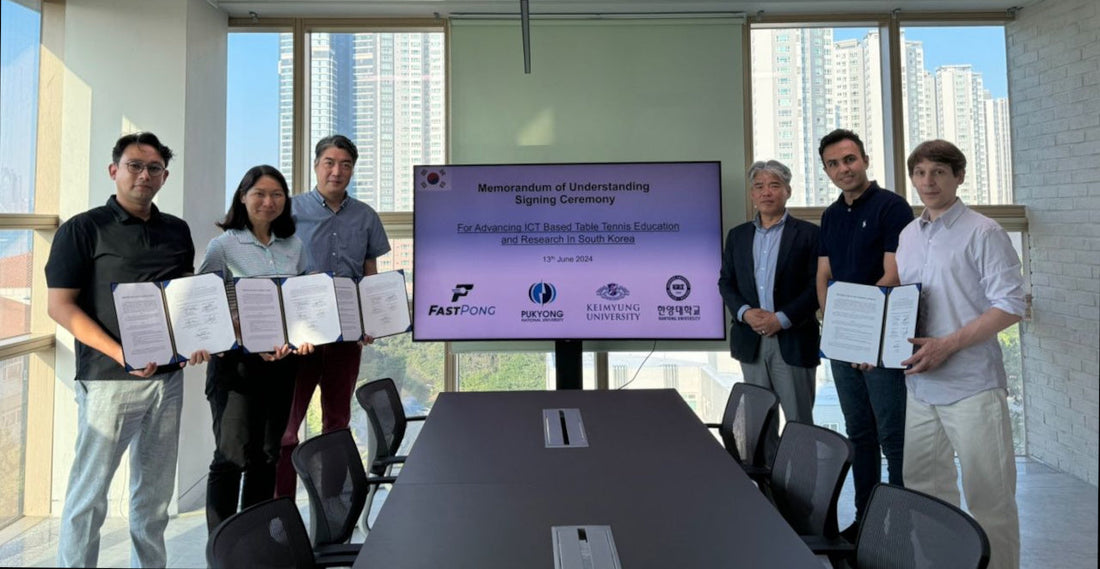 Fastpong and Korean University Research Teams Sign Collaboration MOU